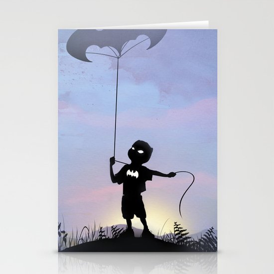 Bat Kid Stationery Cards