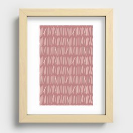 Fiddlesticks Red Tilted Recessed Framed Print