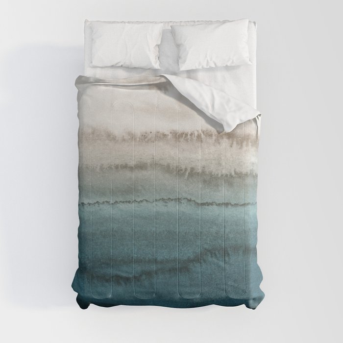 WITHIN THE TIDES - CRASHING WAVES TEAL Comforter