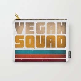 VEGAN SQUAD VINTAGE Carry-All Pouch | Squad, Vintage, Vegangifts, Graphicdesign, Veganapparel, Veganmen, Veganart, Veganmom, Giftforvegans, Veganism 