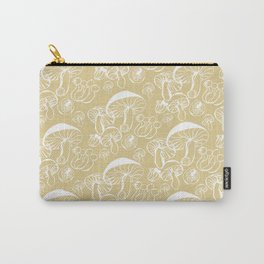 mushrooms (light brown yellow) Carry-All Pouch