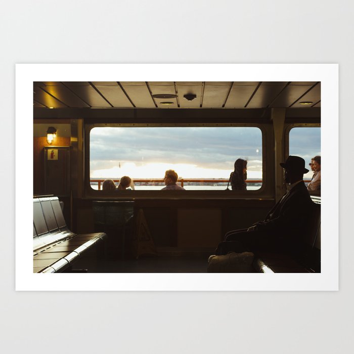 Ferry Trip Art Print
