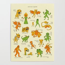 AMERICAN CRYPTIDS Poster