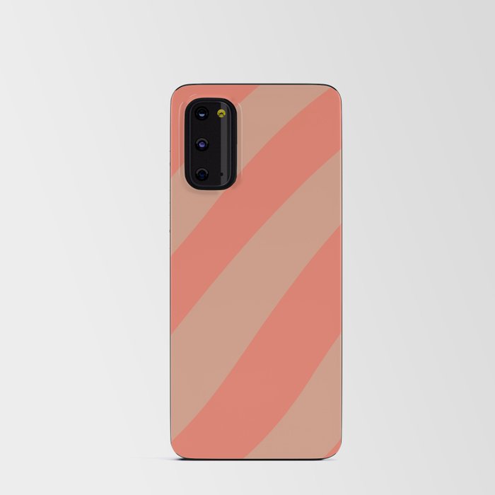 Orange Zebra Stripes Android Card Case