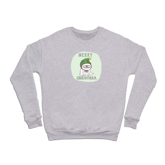 Grumpy Christmas puggy Crewneck Sweatshirt