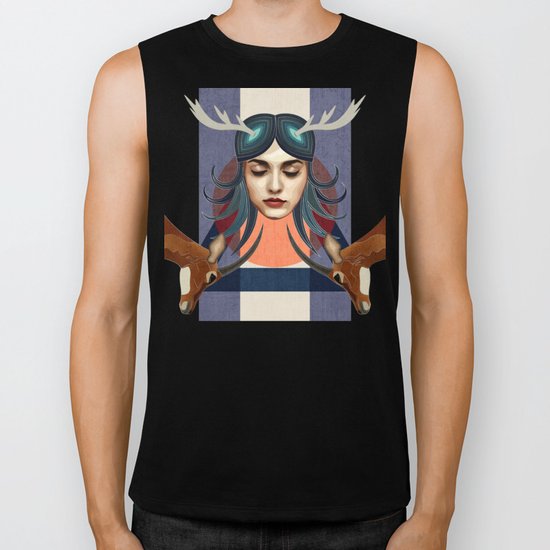 Antelope Girl Biker Tank
