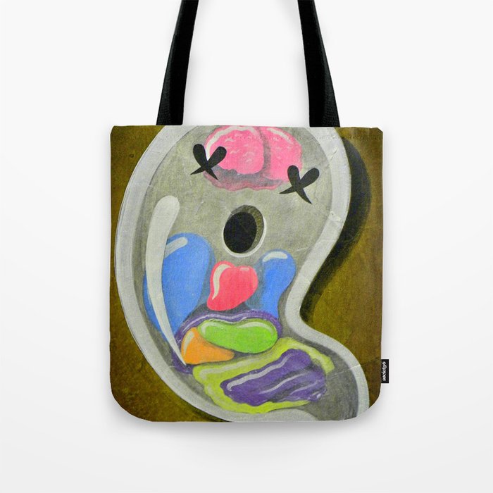 "Mr. Ghostee(the living ghost)" Tote Bag
