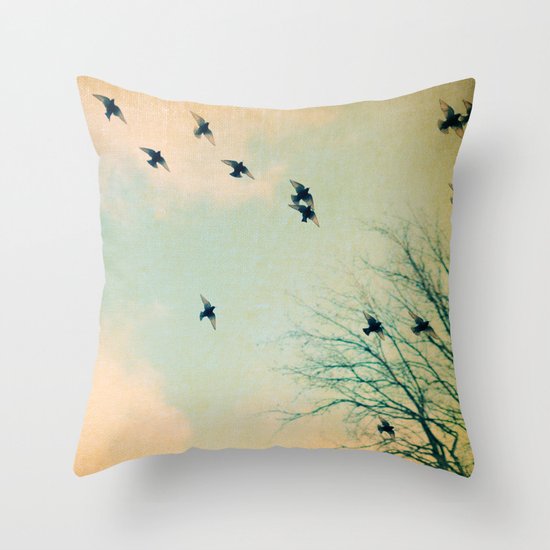 Over The Rainbow Throw Pillow