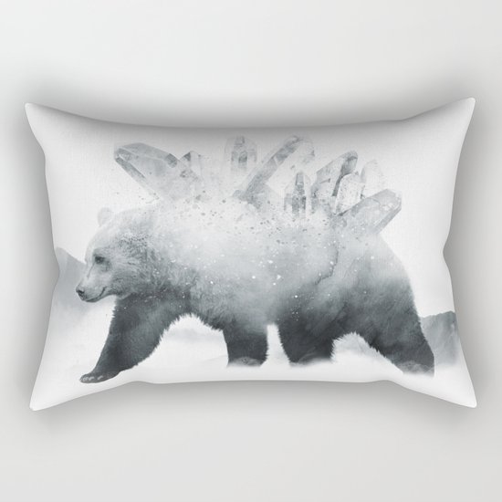 Crystal Bear Rectangular Pillow