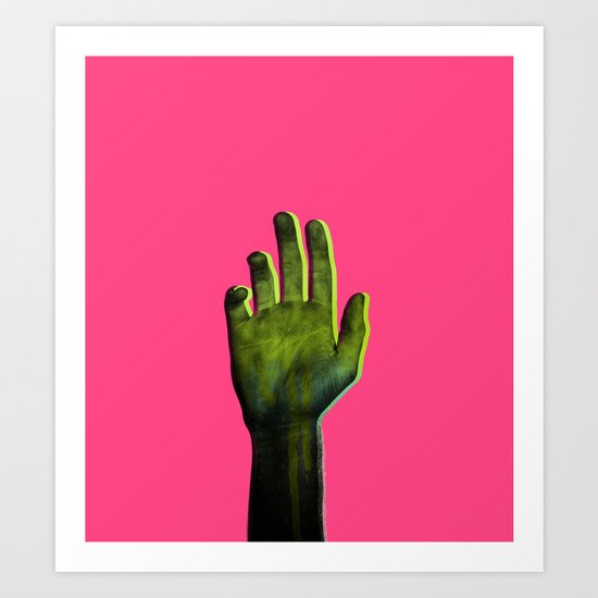 Hello Out There Art Print