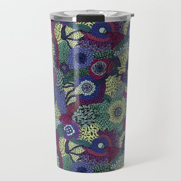 Blue Jungle Travel Mug