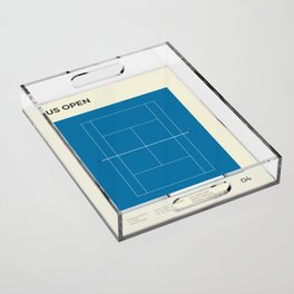 US Open Tennis Tournament Print Acrylic Tray