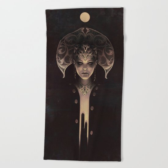 Forgotten goddess Beach Towel