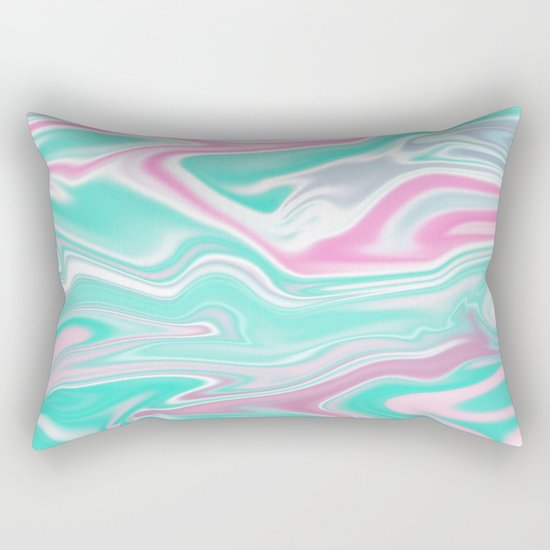 Iridescent Marble 06 Rectangular Pillow