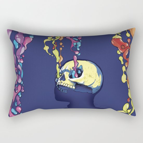 Skull Pepe Psyche Rectangular Pillow