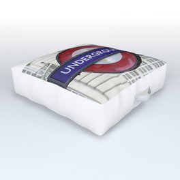 Underground Outdoor Floor Cushion | Traveler, Gb, Trains, Uk, Publictransport, Greatbritain, Color, Tourism, London, Urban 