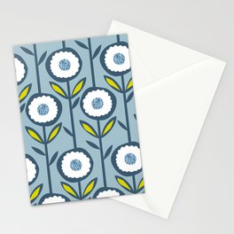 Blue flower Stationery Cards