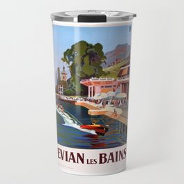1937 France Evian-Les-Bains Travel Poster Travel Mug