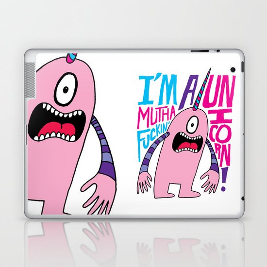Mutha F'n Unicorn Laptop & iPad Skin