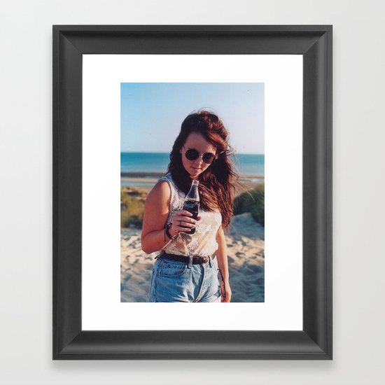 coca cola Framed Art Print
