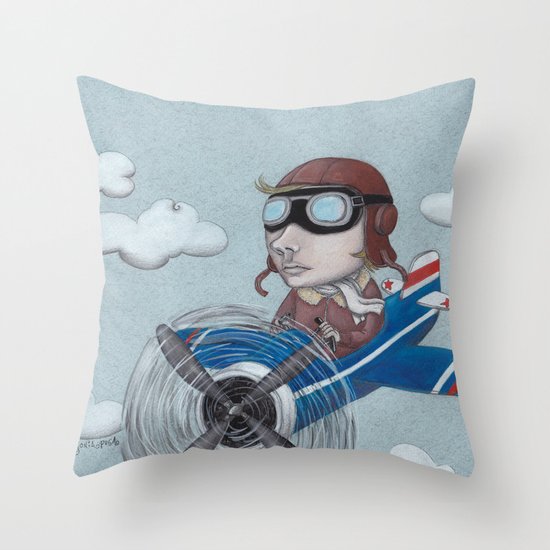 aviator Throw Pillow