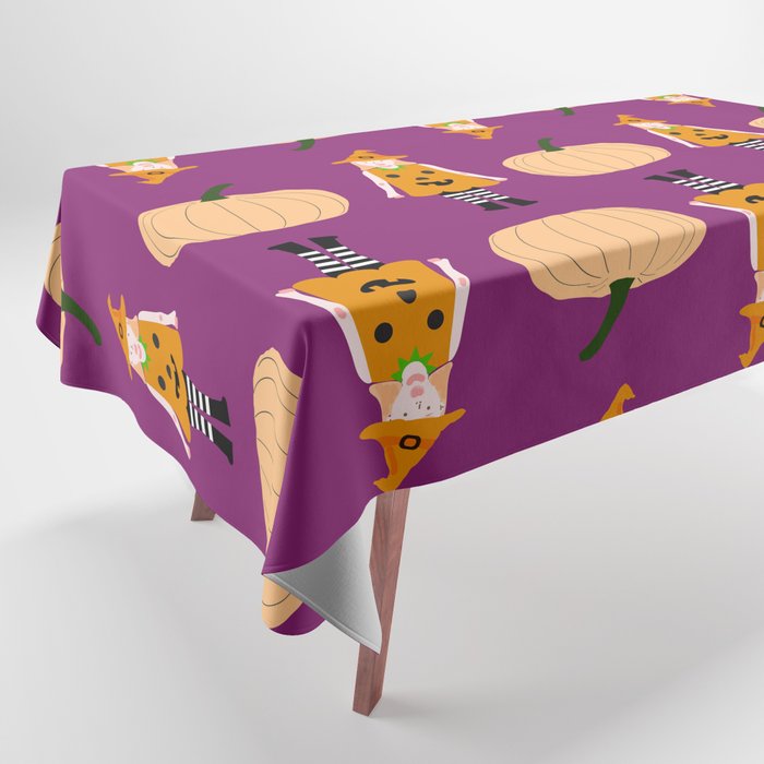 Halloween Pattern Background Tablecloth
