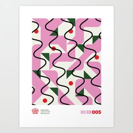 Poster 005 Art Print | Dannymecler, Geometric, Graphicdesign, Pattern, Digital 