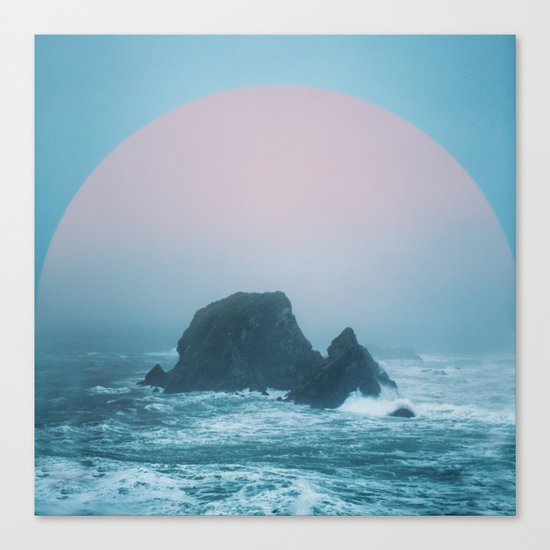 Peach Sunrise Canvas Print