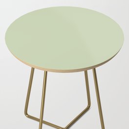The Pale Sage Green Solid Side Table