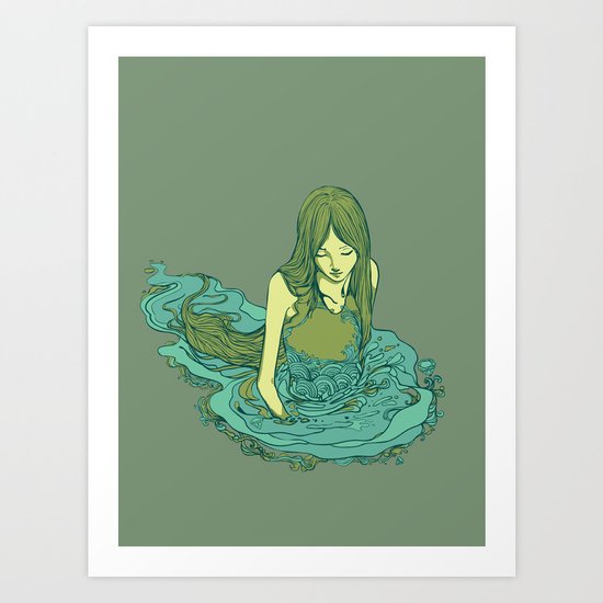 Merge Art Print