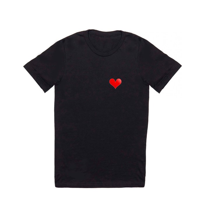 Playing cards suit. symbol hearts.  T Shirt