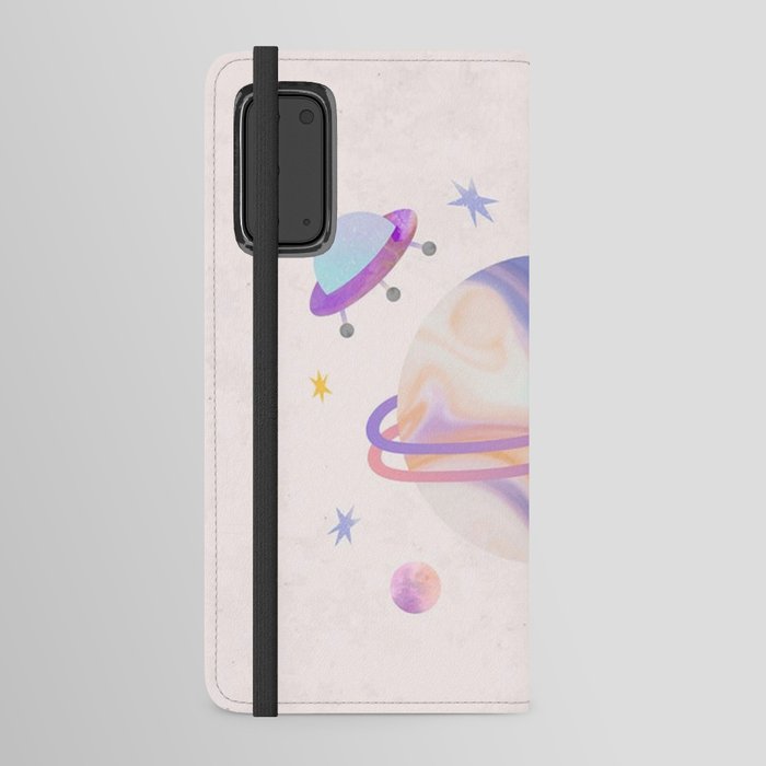 Galaxy Watercolor Android Wallet Case
