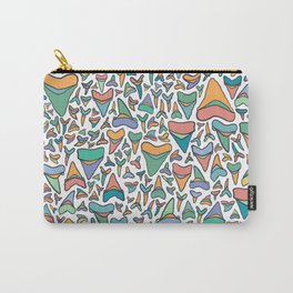 Shark Teeth Pattern Carry-All Pouch