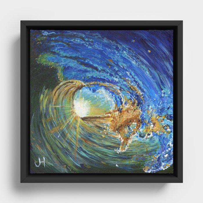 Surfers Dream Framed Canvas