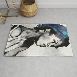 Miseducation: Lauryn Hill tribute portrait Rug