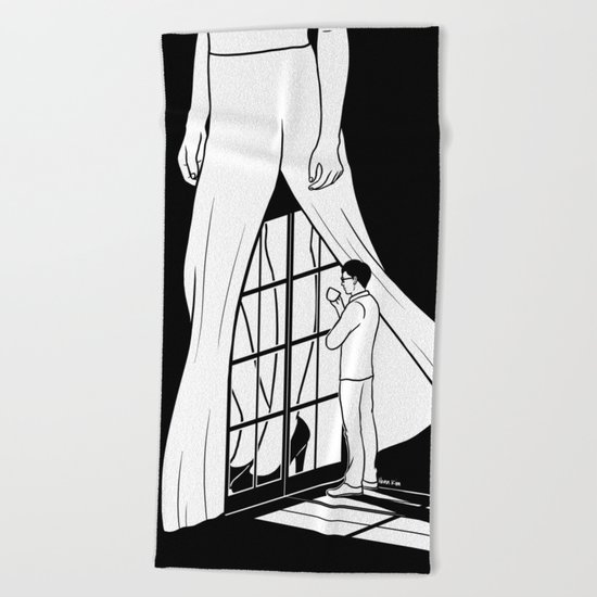 Vision of you Beach Towel