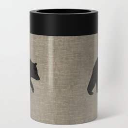 Black Bear Silhouette Can Cooler
