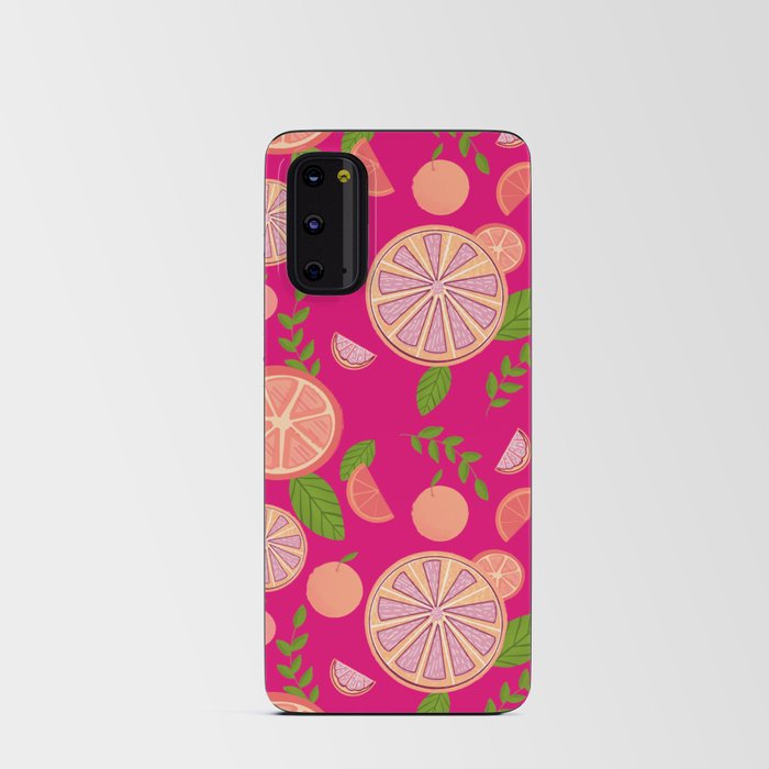 Citrus - Bright Pink Android Card Case