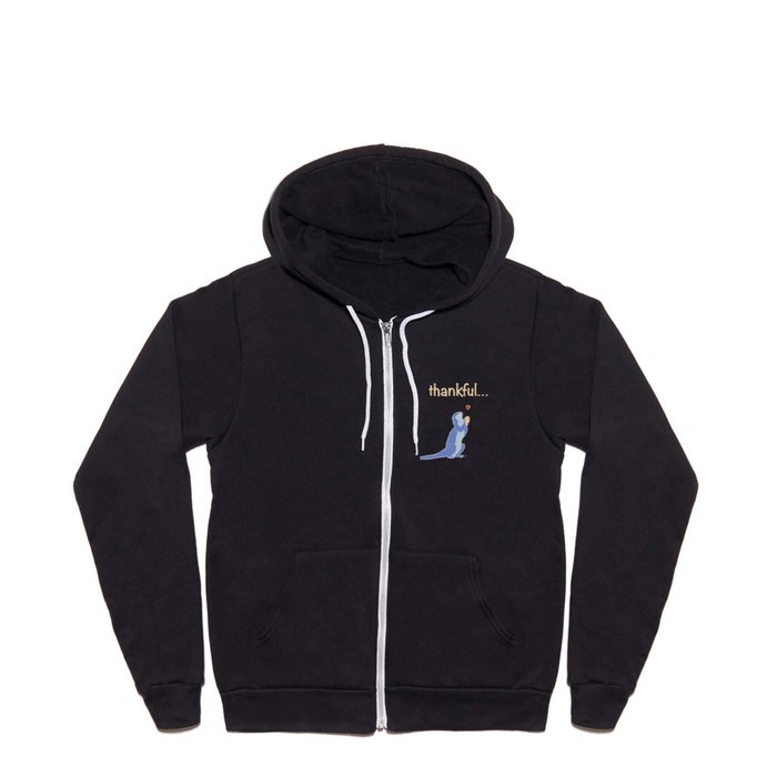 Thankful Otter Full Zip Hoodie