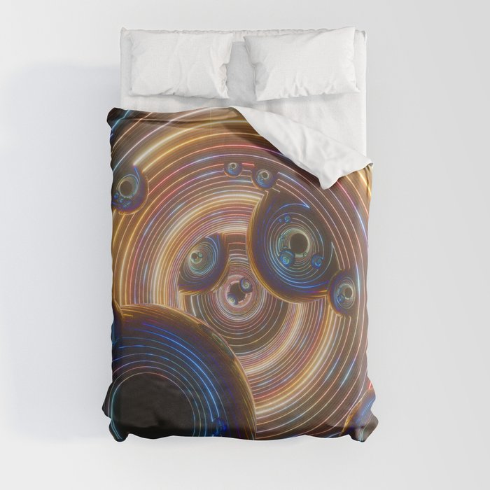 T ! M E W A R P Duvet Cover