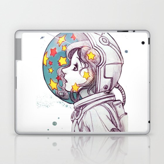 An Astronaut Dreams Laptop & iPad Skin