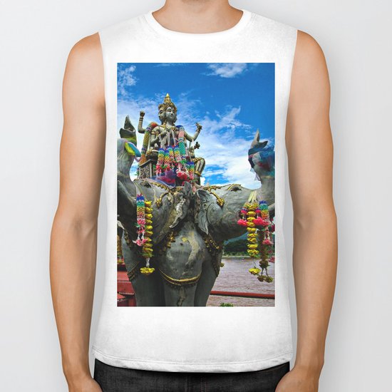 Thailand Temple Biker Tank