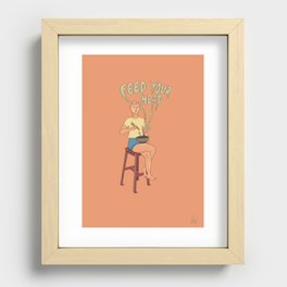Feed Your Head Recessed Framed Print