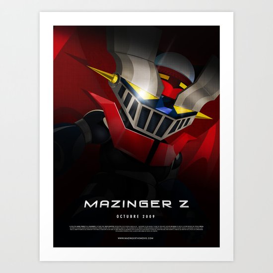 mazinger fan art Art Print
