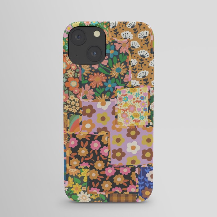 Hippie patchwork iPhone Case