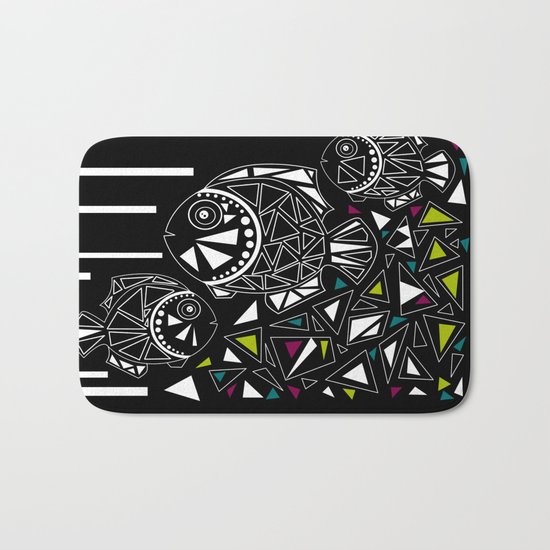 Marine fish 2 . Bath Mat