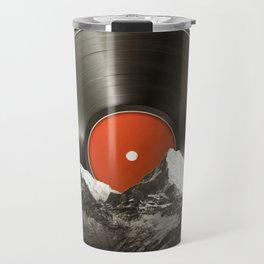 Retro vinyl record Travel Mug