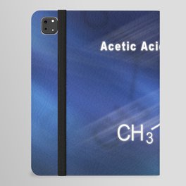 Acetic Acid, Structural chemical formula iPad Folio Case