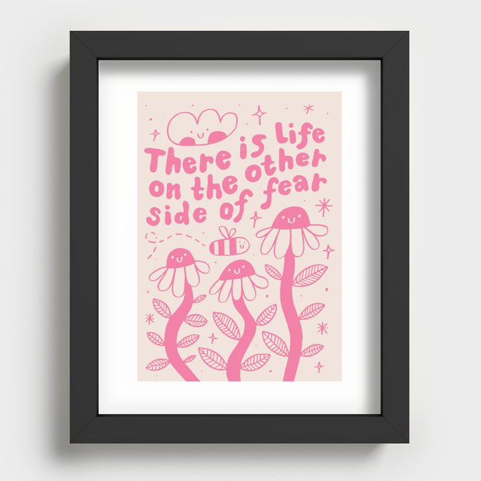 Other Side of Fear Recessed Framed Print