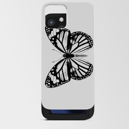 Monarch Butterfly | Vintage Butterfly | Black and White | iPhone Card Case